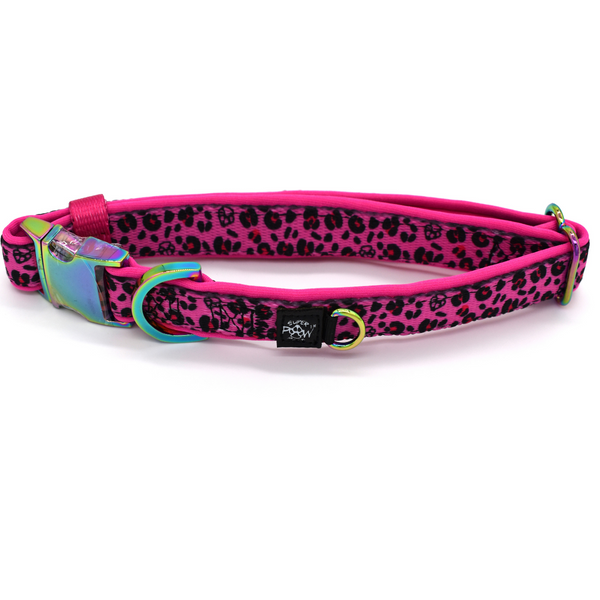Pink Leopard Collar